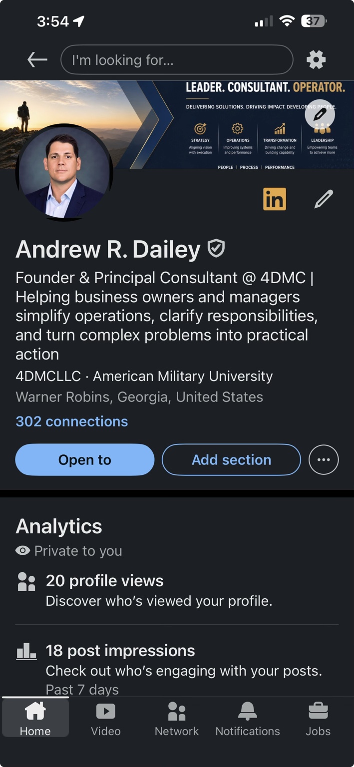 Andrew Dailey, founder of 4DMC